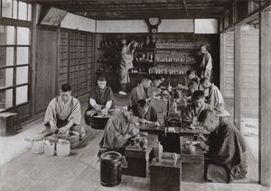 Namikawas Arbeitsraum und Personal
