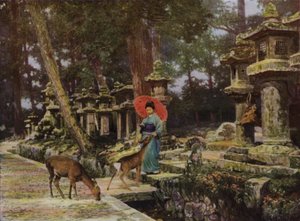 Nara, das Herz des alten Japan (Foto) von Herbert Ponting