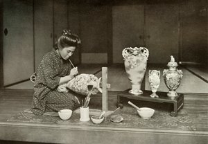 Töpfern für den Export, 1910