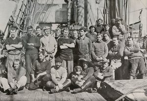Die Besatzung der Terra Nova, um 1910-1913, 1913