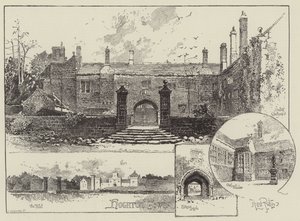 Hoghton Tower in Lancashire von Herbert Railton