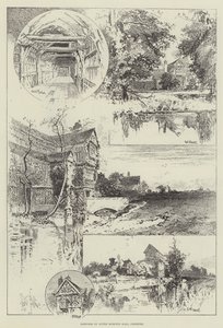 Skizzen von Little Moreton Hall, Cheshire