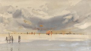 Abend auf der Lagune, Venedig von Hercules Brabazon Brabazon