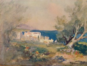 An der Mittelmeerküste, um 1880