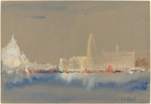 Der Gruß und der Palazzo Ducale vom Bacino di San Marco