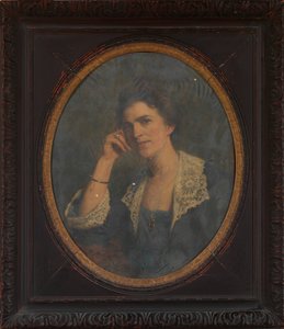 Mrs. Emily Dorothy Ammann, die Nichte des Künstlers von Herman Hartwich