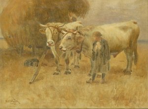 Skizze für Die Erntearbeiter, 1907