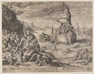 Das Schiffswrack des Heiligen Paulus bei Milet von Herman Jansz. Muller