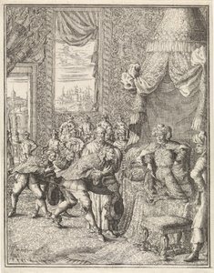 Vasco da Gama bei einer Audienz beim König von Kalkutta von Herman Padtbrugge