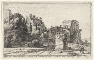 Ansicht der Thermen von Caracalla