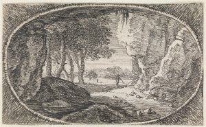 Landschaft (Nr. 8 aus der Serie: variae campestrum fantasiae)