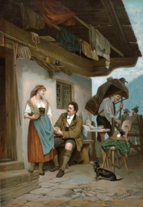 Sommerfrischler auf der Alm