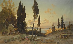 Blick über den Bosporus, Konstantinopel