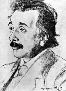 Albert Einstein 1879-1955, deutsch-schweizerischer Mathematiker und theoretischer Physiker, 1920 von Hermann Struck