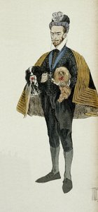 Porträt von Heinrich III. (1551-1589), König von Frankreich (1574-1589) und König von Polen (1574). Illustration 1907, von Hermann Vogel (1856-1918). Private Sammlung