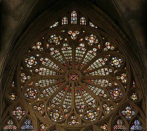 Das Rosettenfenster (Detail) von Hermann von Münster