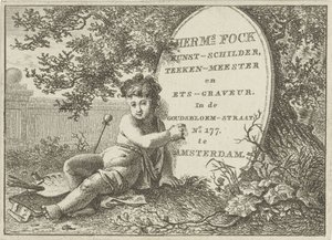 Visitenkarte von Hermanus Fock