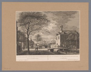 Blick auf das Oudezijds Huiszittenhuis in Amsterdam von Hermanus Petrus Schouten (possibly)