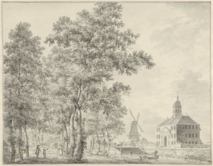 Das Muiderpoort in Amsterdam von Hermanus Petrus Schouten