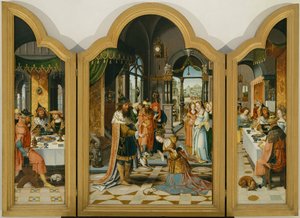 Die Geschichte von David und Bathseba, Triptychon