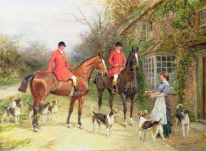Ein Halt im Fuchswirtshaus von Heywood Hardy