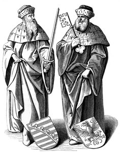 Der Herzog von Sachsen und der Markgraf von Brandenburg, 16. Jahrhundert 1849