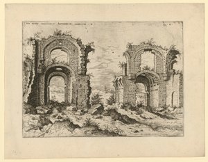 Die Thermen des Antonius Pius von Hieronymus Cock