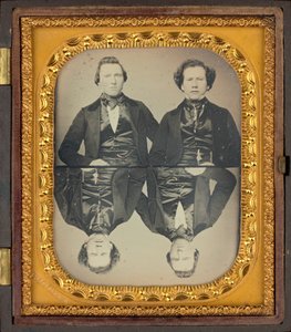 Porträt von zwei Männern, ca. 1850 von Higgins