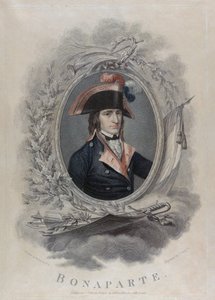 Napoleon I. Bonaparte - Ledru, Hilaire (1769-1840) - 1801 - Radierung, Aquarell - 40x51,2 - Privatbesitz