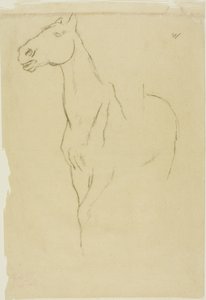 Pferd im Dreiviertelprofil von Hilaire Germain Edgar Degas