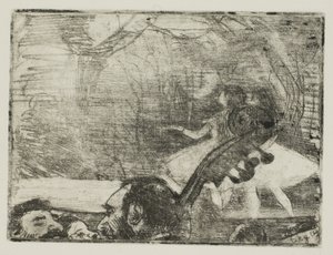 Auf der Bühne I von Hilaire Germain Edgar Degas