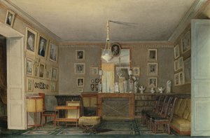 Ein Pariser Kennerkabinett, ca. 1815 von Hilaire Thierry