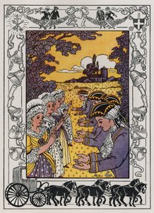Die Schlüssel des Himmels (Farblithografie)