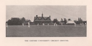 The Parks, Cricketplatz der Universität Oxford, 1912