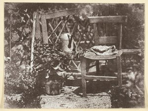 Stuhl im Garten