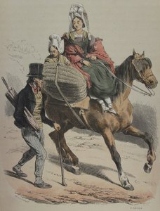 La Normandie Jules Janin Illustration 161 von Hippolyte Bellange