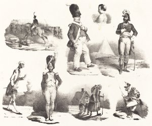 Acht Vignetten von Hippolyte Bellange