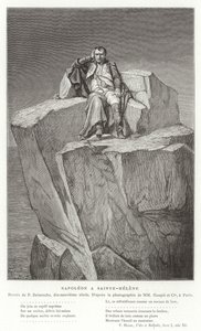 Napoleon auf St. Helena von Hippolyte Delaroche
