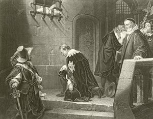 Der Earl of Strafford geht zur Hinrichtung von Hippolyte Delaroche