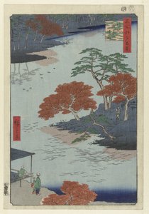 Tempelgründe des Akiba-Heiligtums in Ukiji von Hiroshige (I) , Utagawa