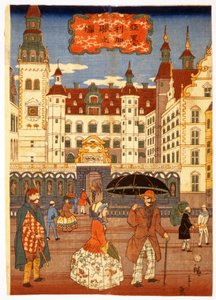 Ansicht des amerikanischen Lebens, aus Illustrated London News, veröffentlicht 1860