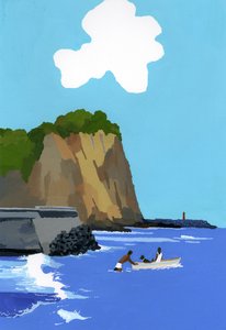 Sommer und Meer und Boot