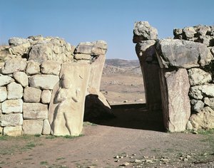 Das Königstor von den Mauern von Hattusas