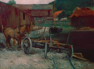 Sandvik-Bucht von Hjalmer Eilif Emanuel Peterssen