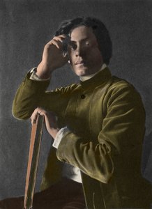Porträt von Gibran Khalil Gibran - 1833-1931 - Foto von F. Holland Day von Holland Fred Day