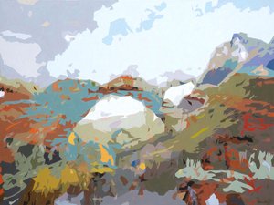 Landschaft Obscura - 12, 2024 von Holly Boruck