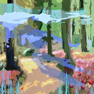 Landschaft Obscura - 9, 2024 von Holly Boruck