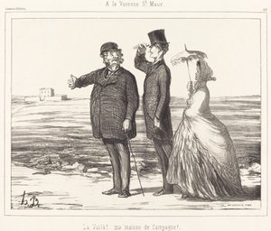 A la Varenne Saint-Maur von Honoré Daumier