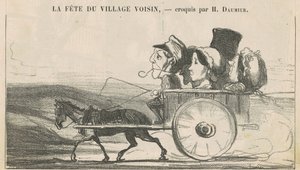 Auf dem Land, keine Kutscherstreiks ... (recto); Dorfbewohner sparen sich zufrieden ... (verso)