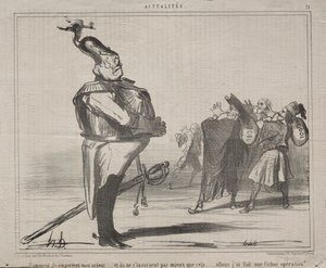 Aktualitäten Nr. 71: Warum nehmen sie mein Geld weg..., 1854